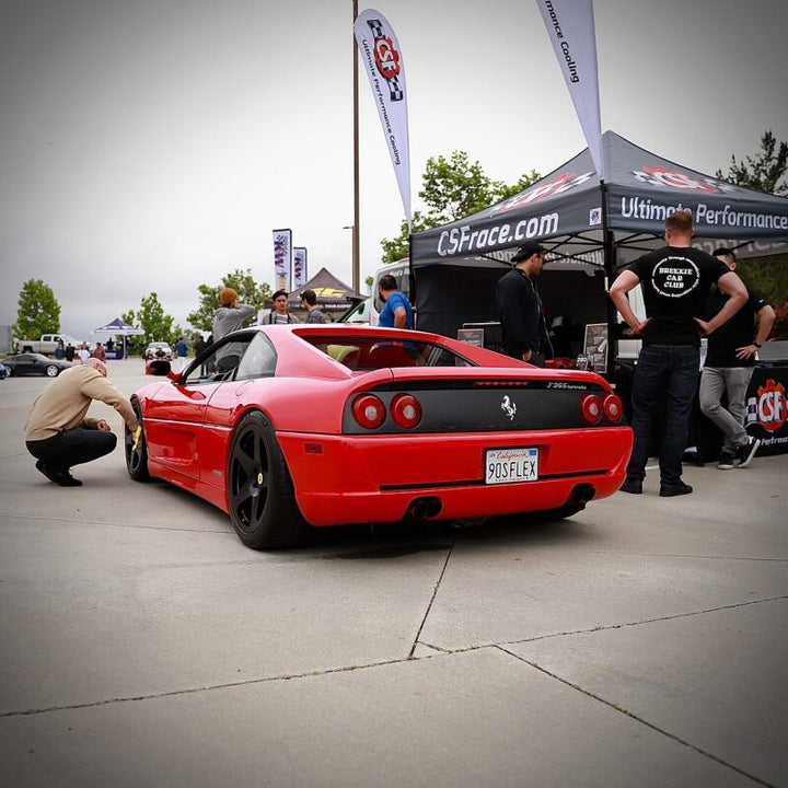 CSF Ferrari F355 High Performance All-Aluminum Radiator - Left - Bull Strap