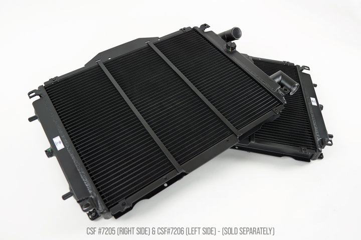 CSF Ferrari F355 High Performance All-Aluminum Radiator - Left - Bull Strap