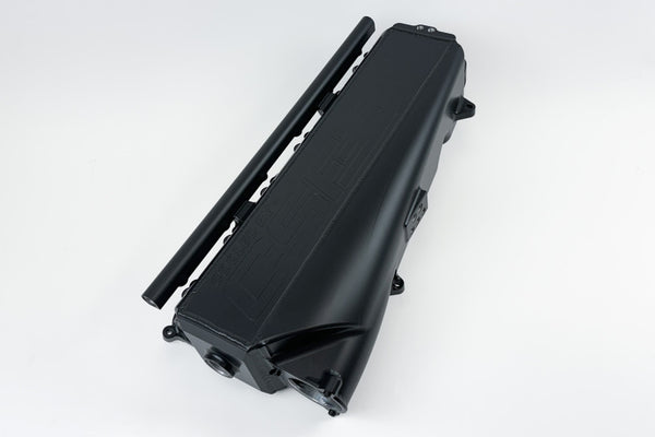CSF Gen 2 B58 Race X Charge-Air-Cooler Manifold - Thermal Black Finish - Bull Strap