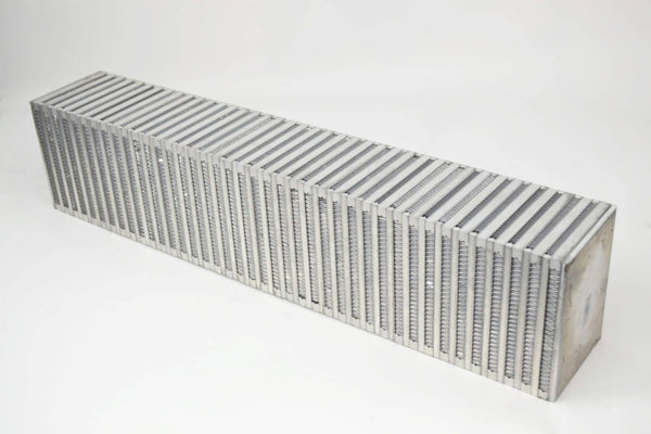 CSF High Performance Bar & Plate Intercooler Core (Vertical Flow) - 27in L x 6in H x 3in W - Bull Strap