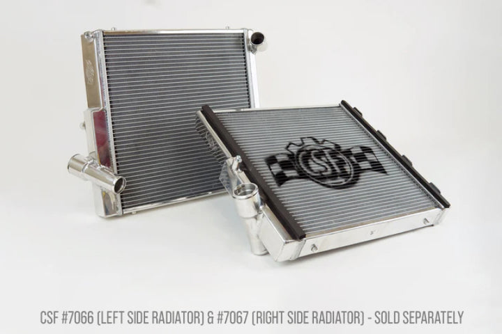 CSF Porsche 911 Carrera (991.1) / Porsche Boxster (981) / Porsche GT4 (991) - Right Side Radiator - Bull Strap