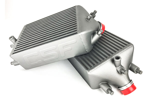CSF Porsche 911 Turbo (991)/Turbo S (991.1/991.2) Twin Intercooler Set - Bull Strap