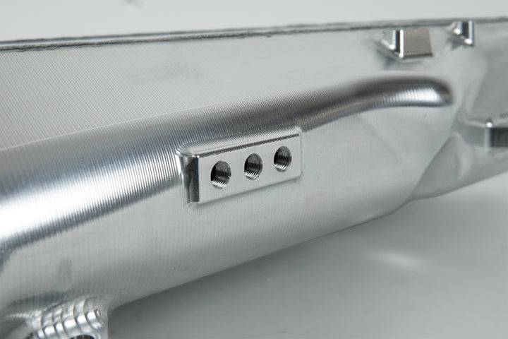 CSF Toyota A90/A91 Supra/ BMW G-Series B58 Charge-Air Cooler Manifold- Machined Billet Aluminum - Bull Strap