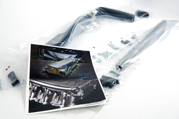 CSF Toyota A90/A91 Supra/ BMW G-Series B58 Charge-Air Cooler Manifold- Machined Billet Aluminum - Bull Strap