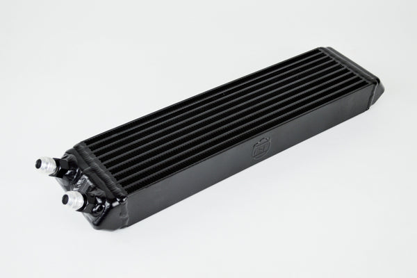 CSF Universal Dual-Pass Internal/External Oil Cooler - 22.0in L x 5.0in H x 2.25in W - Bull Strap