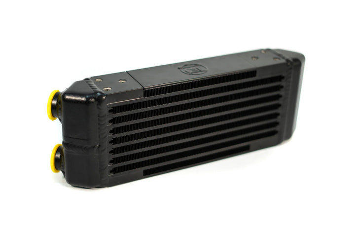 CSF Universal Dual-Pass Oil Cooler - M22 x 1.5 - 13in L x 4.75in H x 2.16in W - Bull Strap
