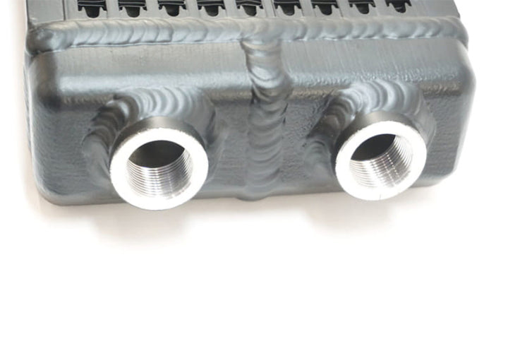 CSF Universal Dual-Pass Oil Cooler (RS Style) - M22 x 1.5 - 24in L x 5.75in H x 2.16in W - Bull Strap
