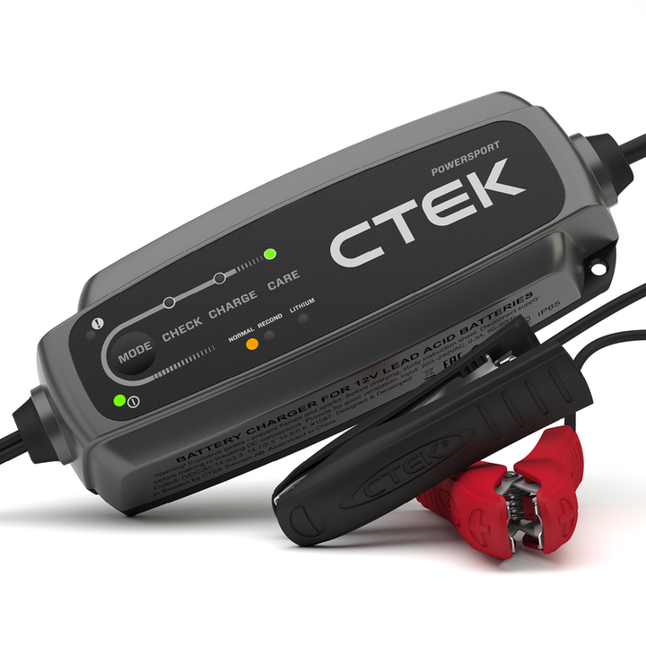 CTEK Battery Charger - CT5 Powersport - 2.3A - Bull Strap