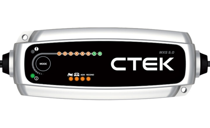 CTEK Battery Charger - MXS 5.0 4.3 Amp 12 Volt - Bull Strap