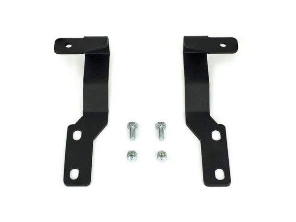 Cali Raised 05-15 Toyota Tacoma Low Profile Led Ditch Light Brackets Kit - Brackets Only / No Switch - Bull Strap