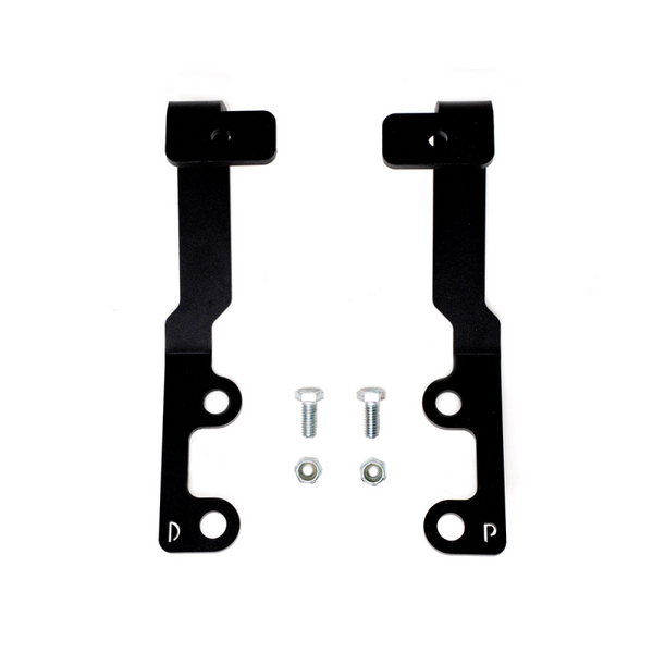 Cali Raised 2022+ Toyota Tundra Low Profile Ditch Light Brackets - Bull Strap