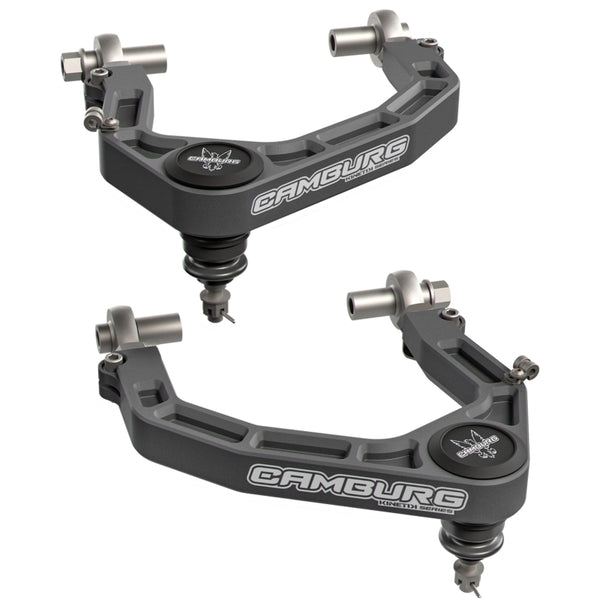 Camburg 2024+ Ford Ranger Raptor KINETIK Series Billet X-Joint XL Upper Control Arms - Gray - Bull Strap