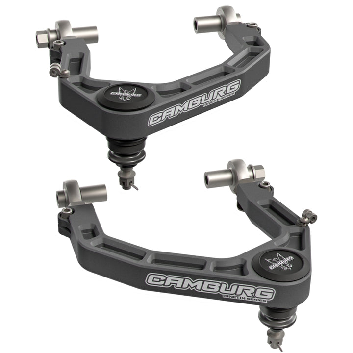 Camburg 2024+ Ford Ranger Raptor KINETIK Series Billet X-Joint XL Upper Control Arms - Gray - Bull Strap