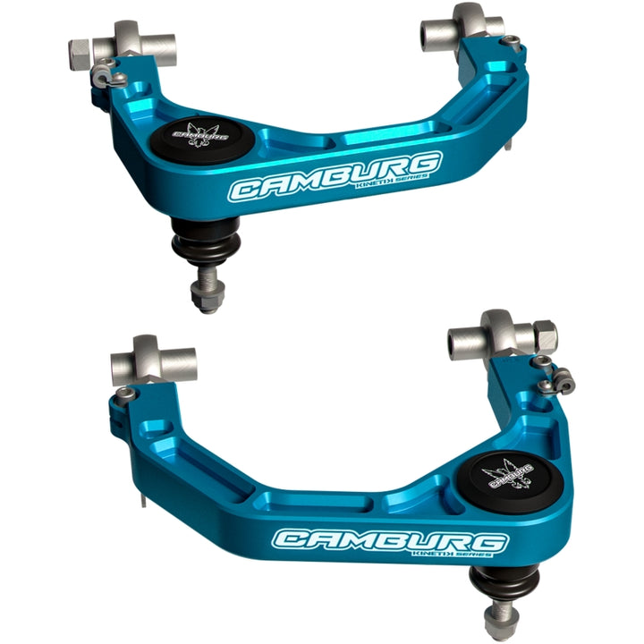 Camburg 2024 Toyota Tacoma 2WD/4WD KINETIK V2 Performance Billet X-Joint XL Upper Arms (KING BLUE) - Bull Strap
