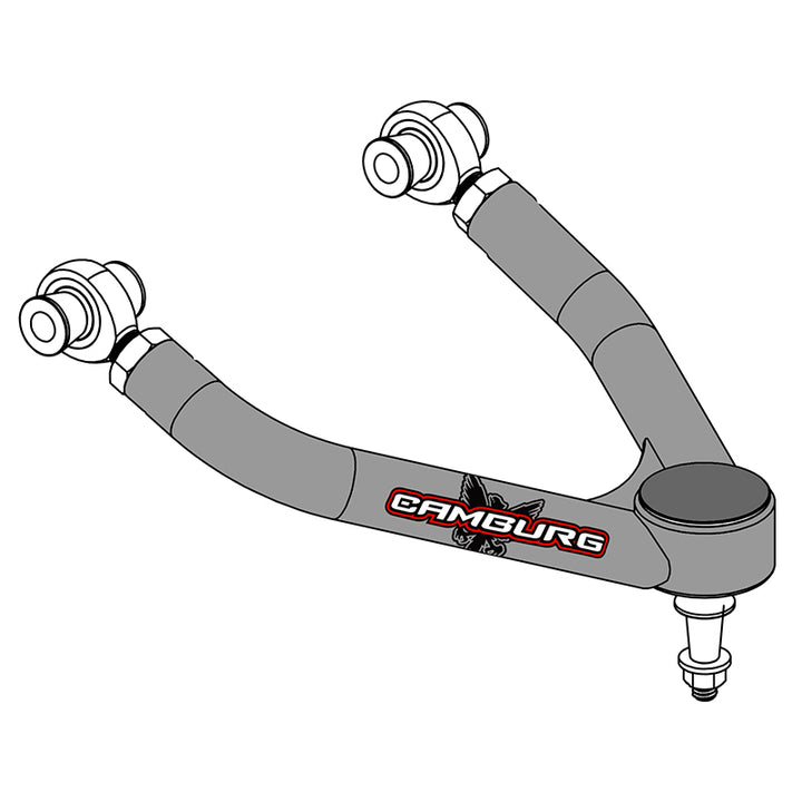 Camburg Chevy Colorado ZR2 17-22 1.25in Performance Heim/Uniball Upper Arms (w/ covers) - Bull Strap