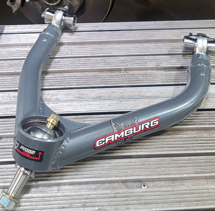 Camburg Chevy Colorado ZR2 17-22 1.25in Performance Heim/Uniball Upper Arms (w/ covers) - Bull Strap