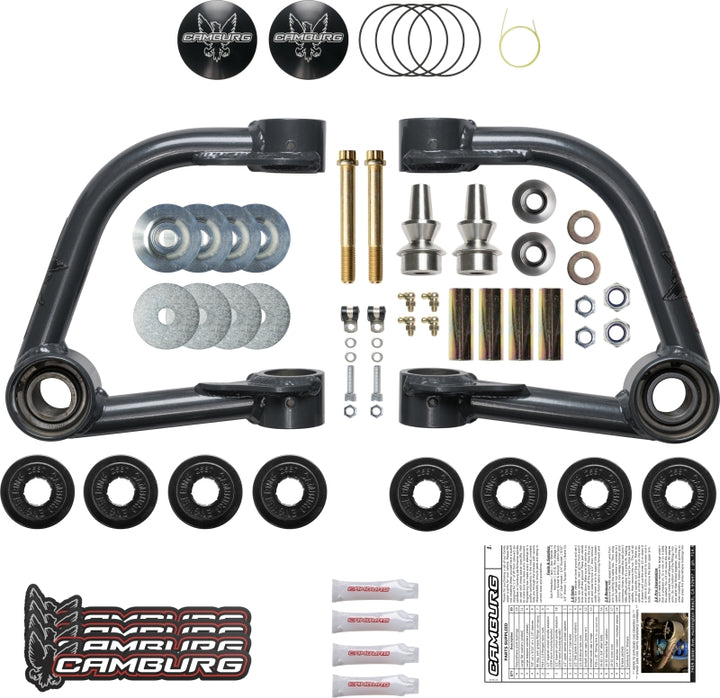 Camburg Ford Ranger 2WD/4WD 19-23 1.25in Performance Uniball Upper Arms (w/ covers) - Bull Strap