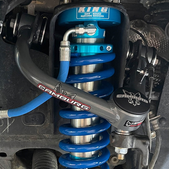 Camburg Toyota Tundra 2WD/4WD 22-23 1.25in Performance Uniball Upper Arms (w/ covers) - Bull Strap