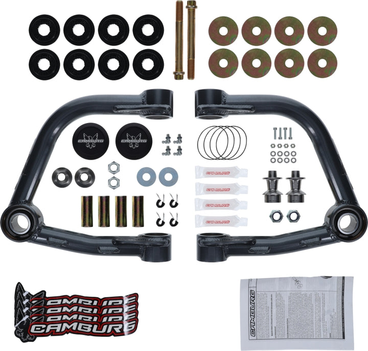 Camburg Toyota Tundra 2WD/4WD 22-23 1.25in Performance Uniball Upper Arms (w/ covers) - Bull Strap