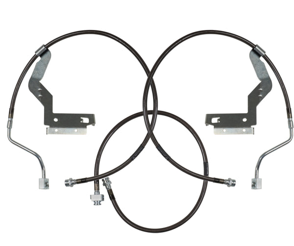 Carli 11-16 Ford F250/350 4x4 SS Extended Brake Lines - Bull Strap