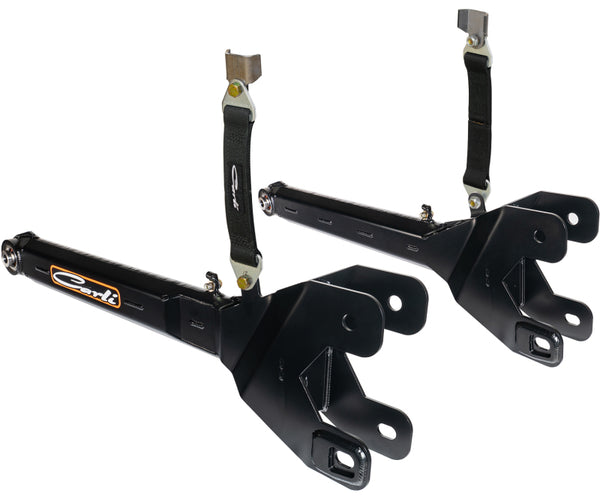 Carli Fabricated Radius Arms - 4.5/5.5in Lift - 2005-22 Ford F250/F350 - 4X4 - Bull Strap