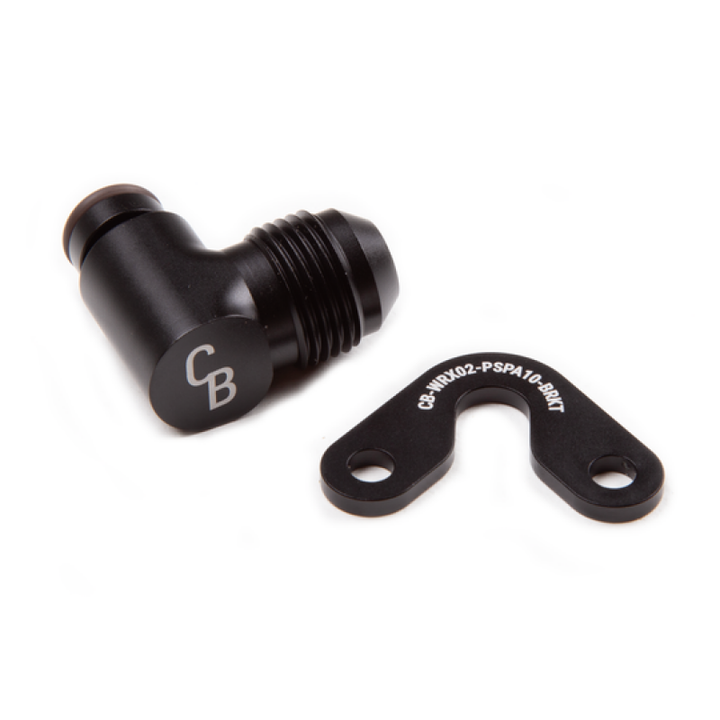 Chase Bays 04-07 Subaru WRX Power Steering Pump Feed 10AN Adapter - Bull Strap