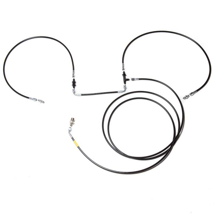 Chase Bays 82-91 BMW 3-Series E30 Front to Rear Brake Lines & Rear Hard Line Delete - Bull Strap