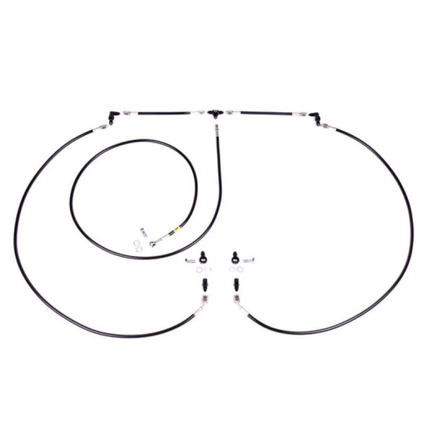 Chase Bays Chevrolet Corvette C5/C6 Stand Alone Dual Rear Calipers Hydro Handbrake Brake Line Kit - Bull Strap