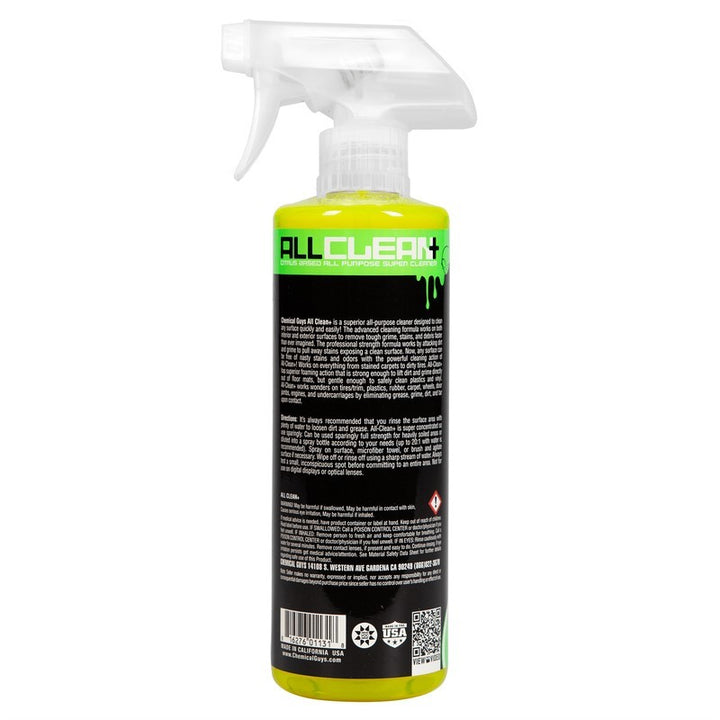 Chemical Guys All Clean+ Citrus Base All Purpose Cleaner - 16oz - Bull Strap