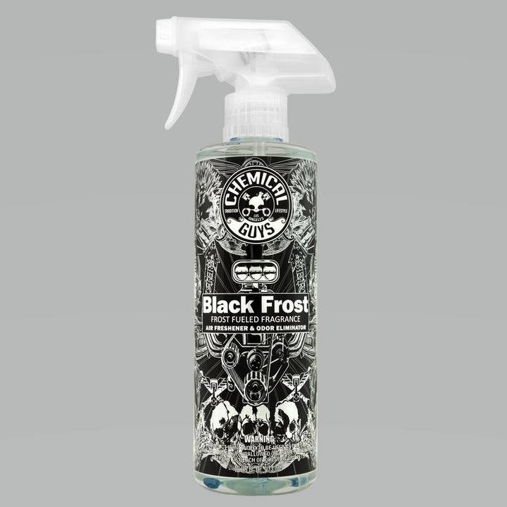 Chemical Guys Black Frost Air Freshener & Odor Eliminator - 16oz - Bull Strap
