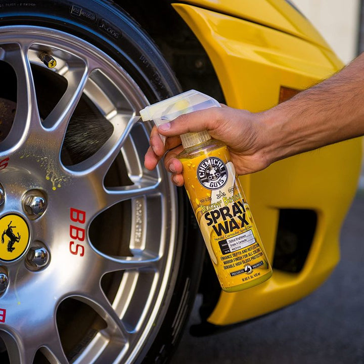 Chemical Guys Blazin Banana Carnauba Spray Wax - 16oz - Bull Strap
