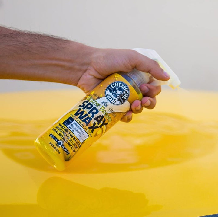 Chemical Guys Blazin Banana Carnauba Spray Wax - 16oz - Bull Strap
