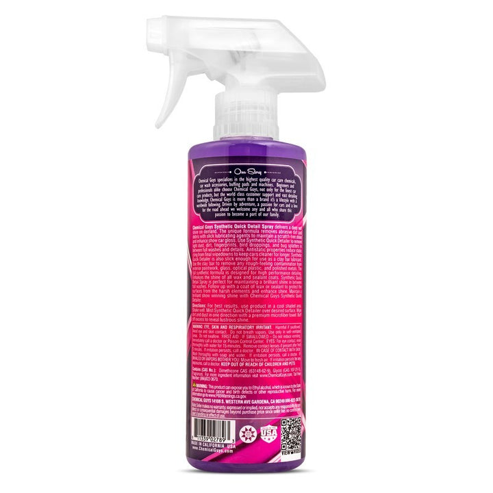 Chemical Guys Extreme Slick Synthetic Quick Detailer - 16oz - Bull Strap