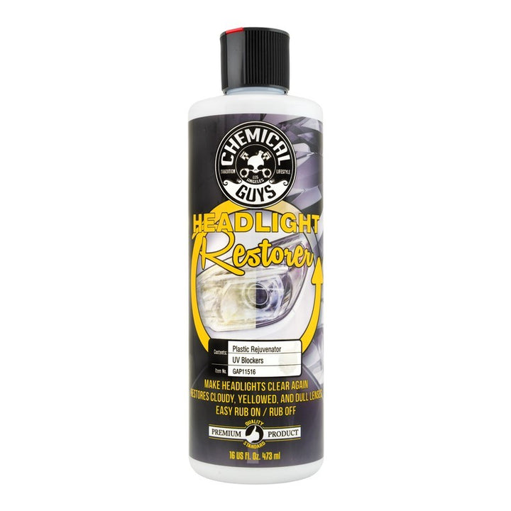 Chemical Guys Headlight Restorer & Protectant - 16oz - Bull Strap