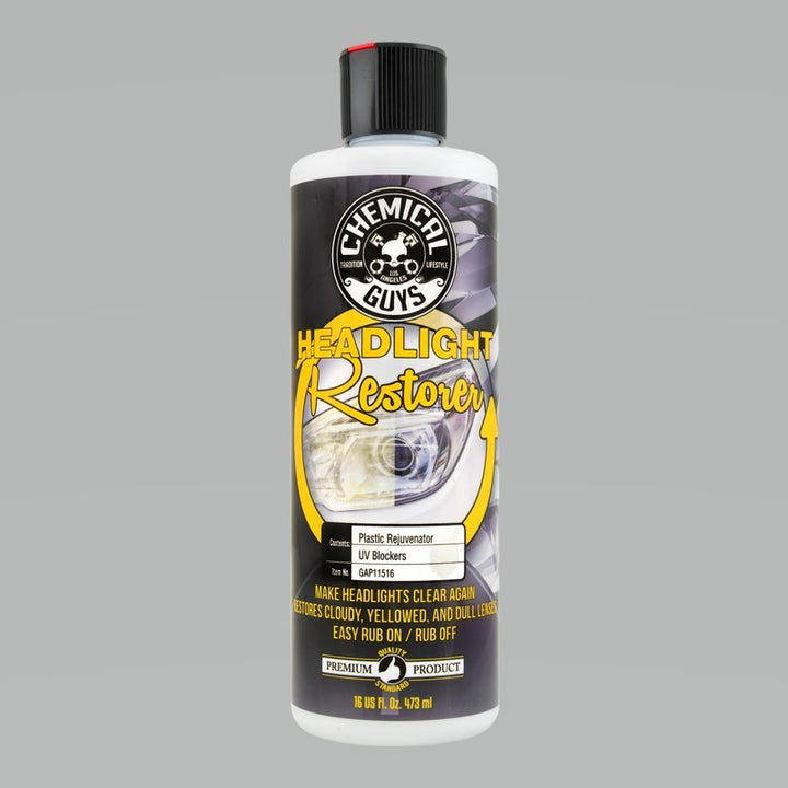 Chemical Guys Headlight Restorer & Protectant - 16oz - Bull Strap