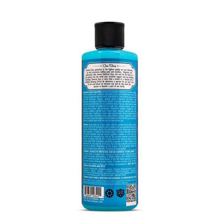 Chemical Guys HydroSlick SiO2 Ceramic Wax - 16oz - Bull Strap