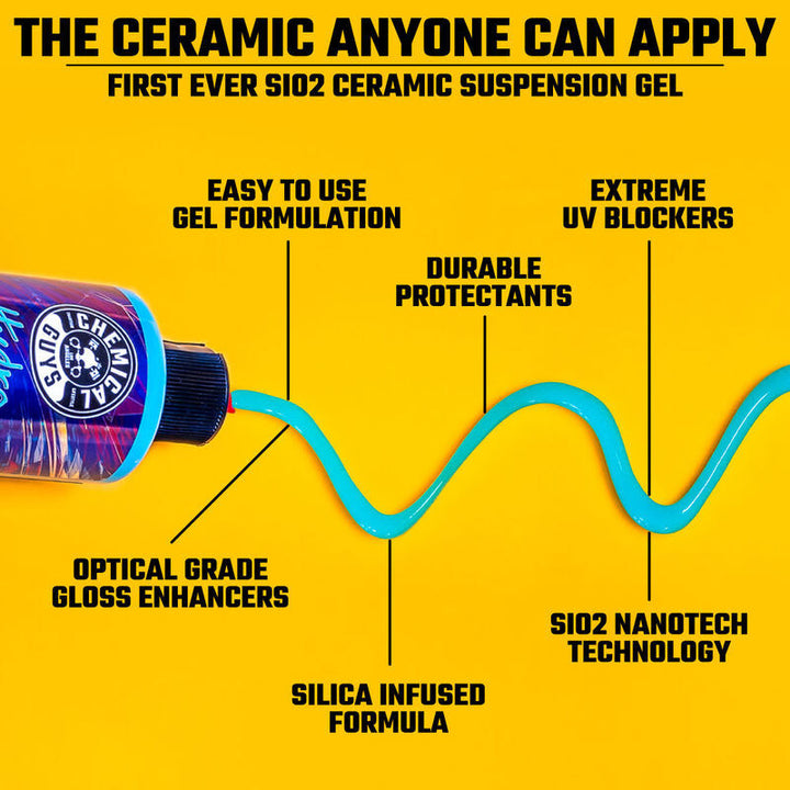 Chemical Guys HydroSlick SiO2 Ceramic Wax - 16oz - Bull Strap