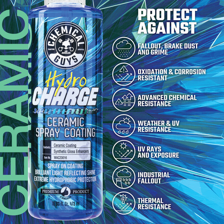 Chemical Guys HydroSlick SiO2 Ceramic Wax - 16oz - Bull Strap