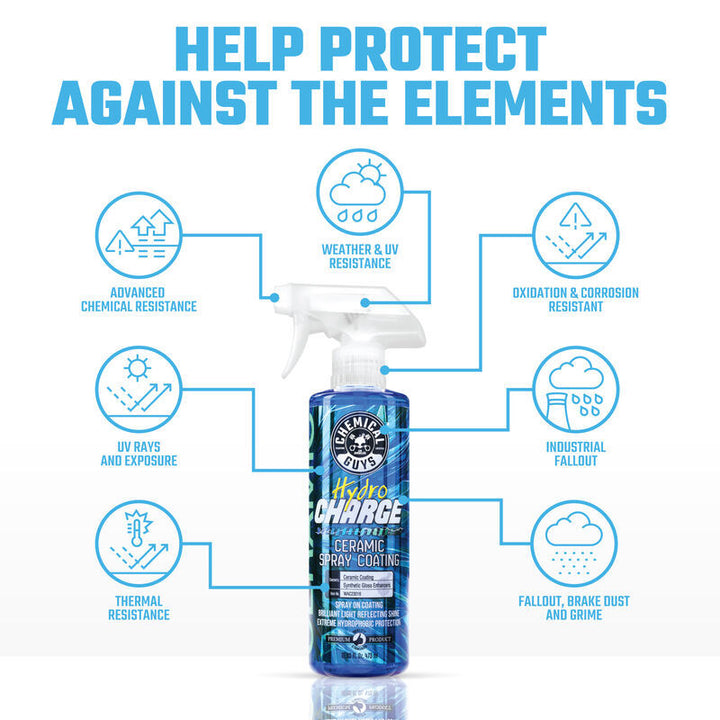 Chemical Guys HydroSlick SiO2 Ceramic Wax - 16oz - Bull Strap