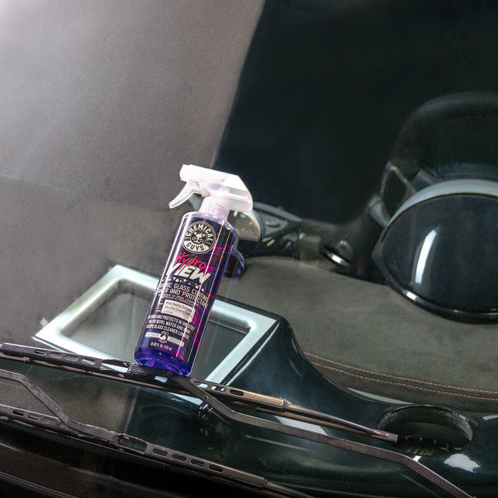 Chemical Guys HydroView Ceramic Glass Cleaner & Coating - 16oz - Bull Strap