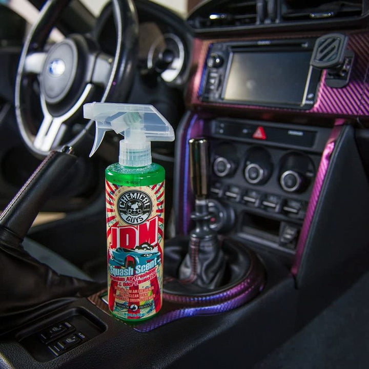 Chemical Guys JDM Squash Air Freshener & Odor Eliminator - 4oz - Bull Strap