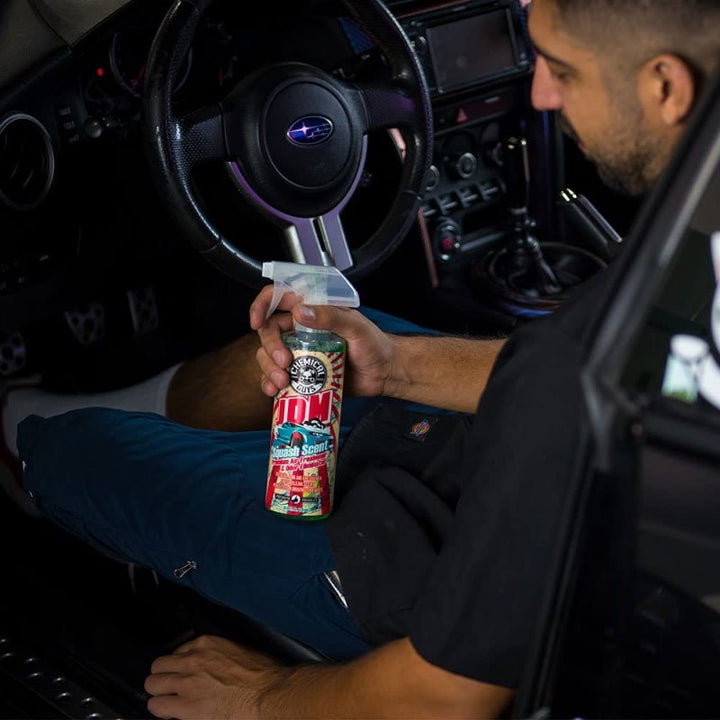 Chemical Guys JDM Squash Air Freshener & Odor Eliminator - 4oz - Bull Strap