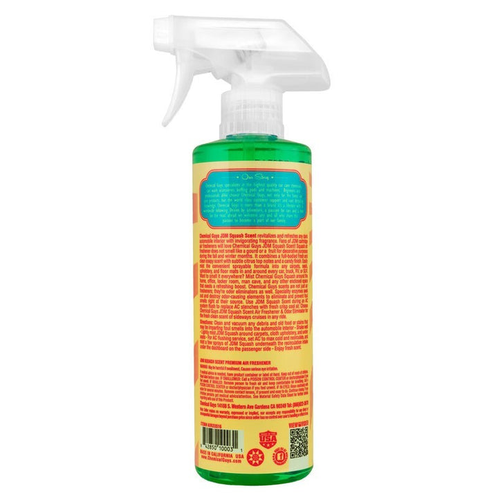 Chemical Guys JDM Squash Air Freshener & Odor Eliminator - 4oz - Bull Strap