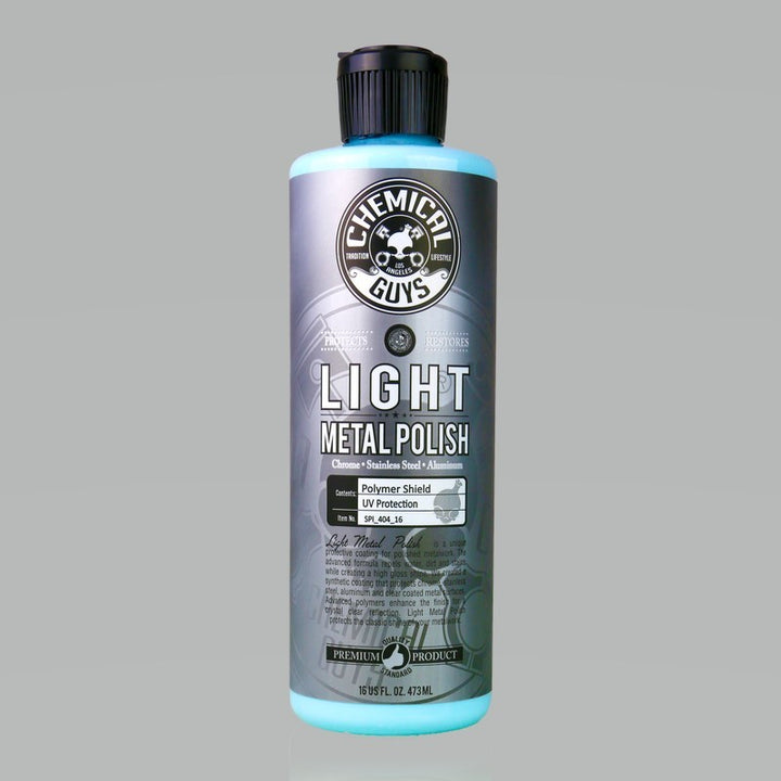 Chemical Guys Light Metal Polish - 16oz - Bull Strap