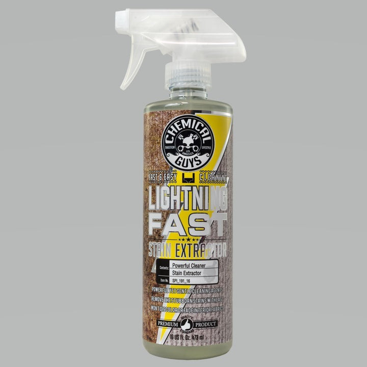 Chemical Guys Lightning Fast Carpet & Upholstery Stain Extractor - 16oz - Bull Strap