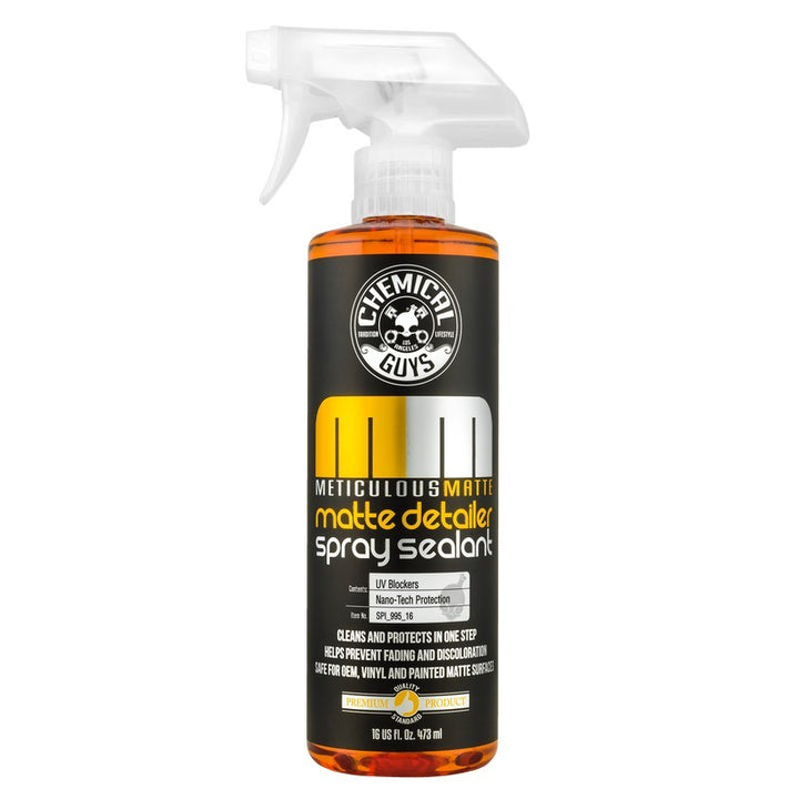 Chemical Guys Meticulous Matte Detailer & Spray Sealant - 16oz - Bull Strap