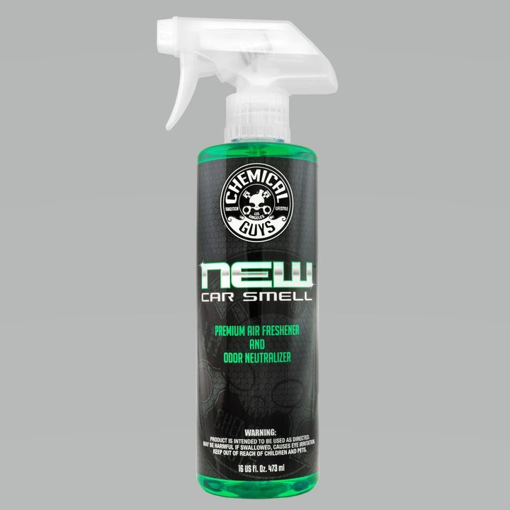 Chemical Guys New Car Smell Air Freshener & Odor Eliminator - 16oz - Bull Strap