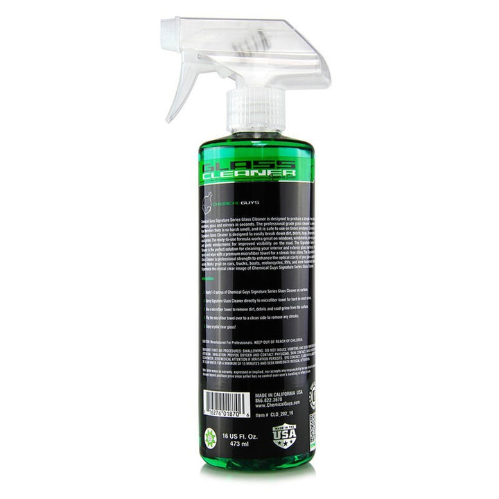 Chemical Guys Signature Series Glass Cleaner (Ammonia Free) -16oz - Bull Strap