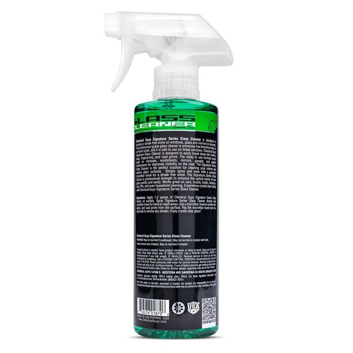 Chemical Guys Signature Series Glass Cleaner (Ammonia Free) -16oz - Bull Strap
