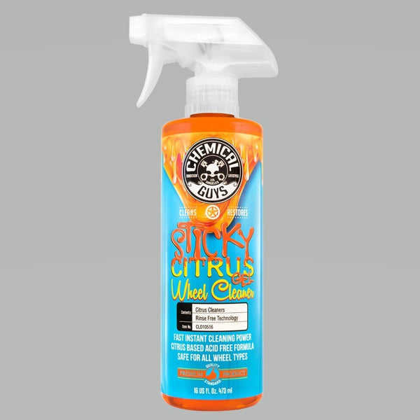 Chemical Guys Sticky Citrus Wheel & Rim Cleaner Gel - 16oz - Bull Strap